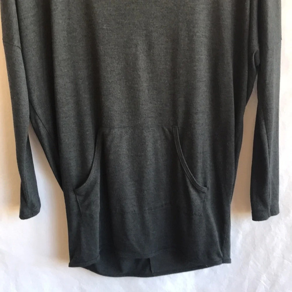 Tresics charcoal gray lightweight hoodie top - Picture 3 of 5